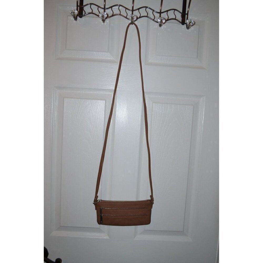 Safe Keeper Small Crossbody Brown Purse